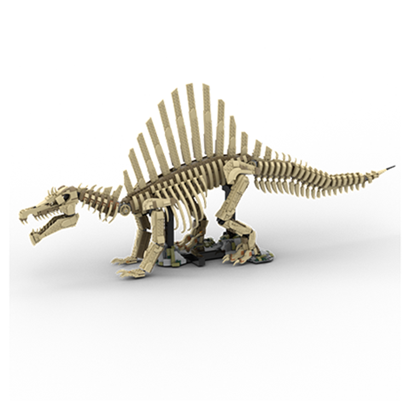 Art Craft Dinosaur - 2246pcs MOC Dinosaurs Spinosaurus Fossil Model