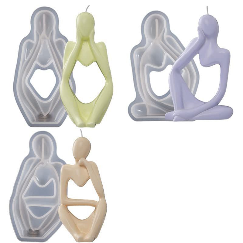 Art Craft Description - AA73 3 PCS Art Thinker Silicone