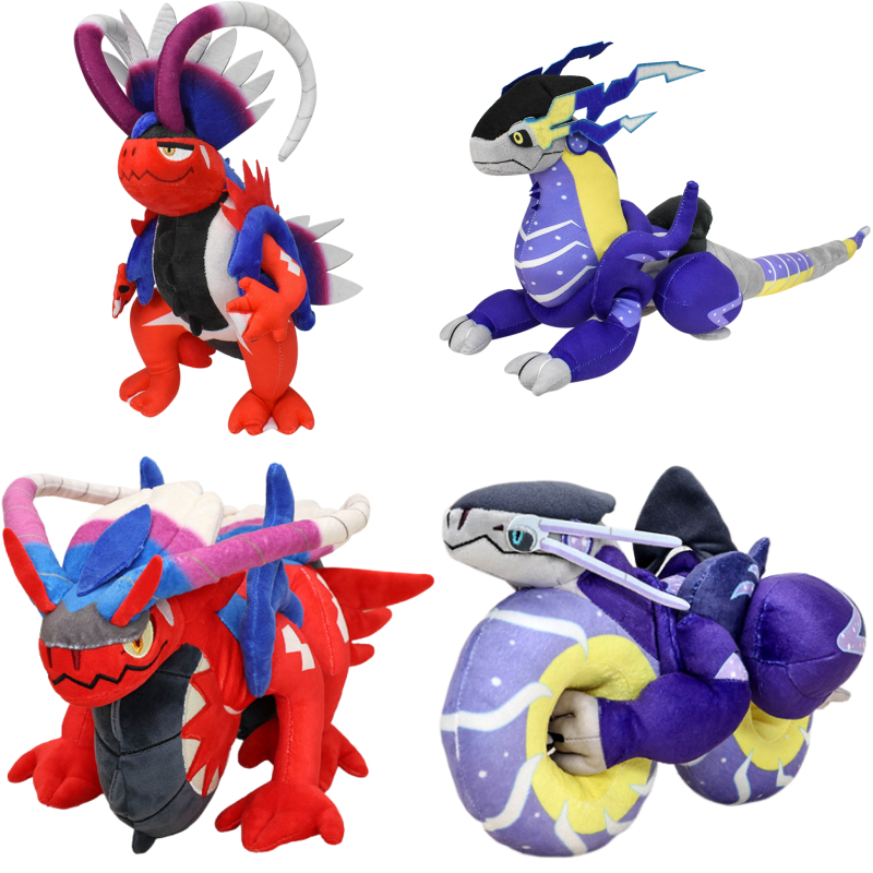 Art Craft Dinosaur - Pokemon Koraidon Miraidon Plush Toys Anime