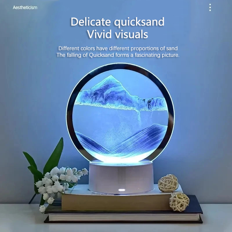 Art Craft Movement - LED 16 Colors 3D Sandscape Lamp