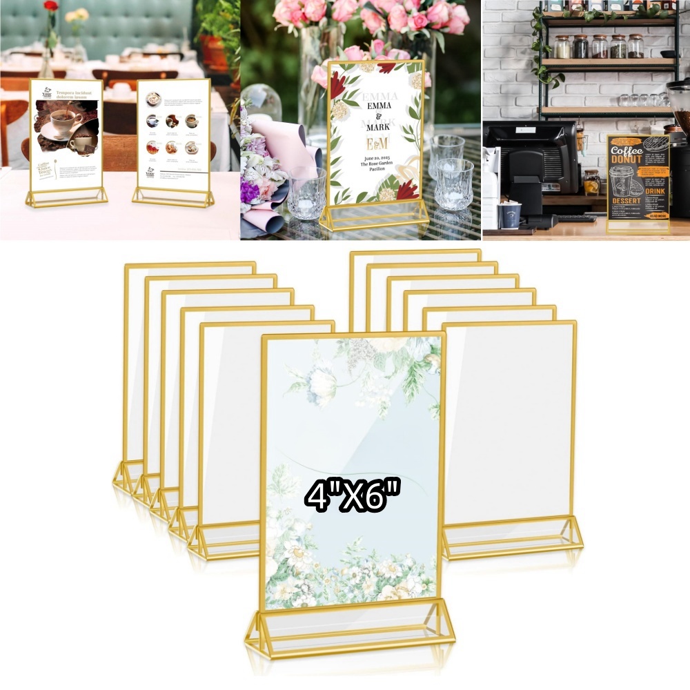 Art Craft Movement - 4x6inch Acrylic Sign Holder With 3mm