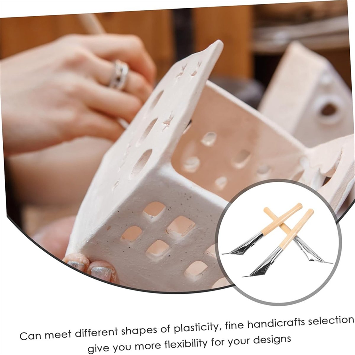 Batik Wax Kit - A008 3pcs Wax Tool Clay Tool