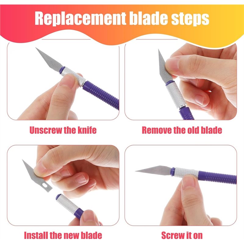 Art Craft Knife - 【NOW SAVE】Exacto Knives Bulk 64-Pack Set