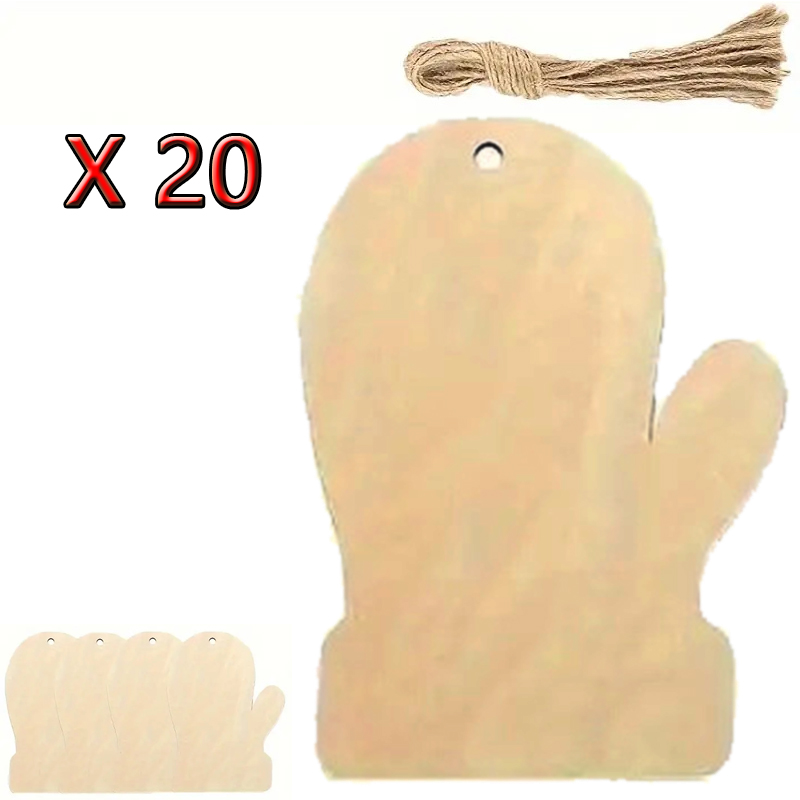 Art Craft Christmas Tree - 20Pcs DIY Christmas Tree Hanging Decoration