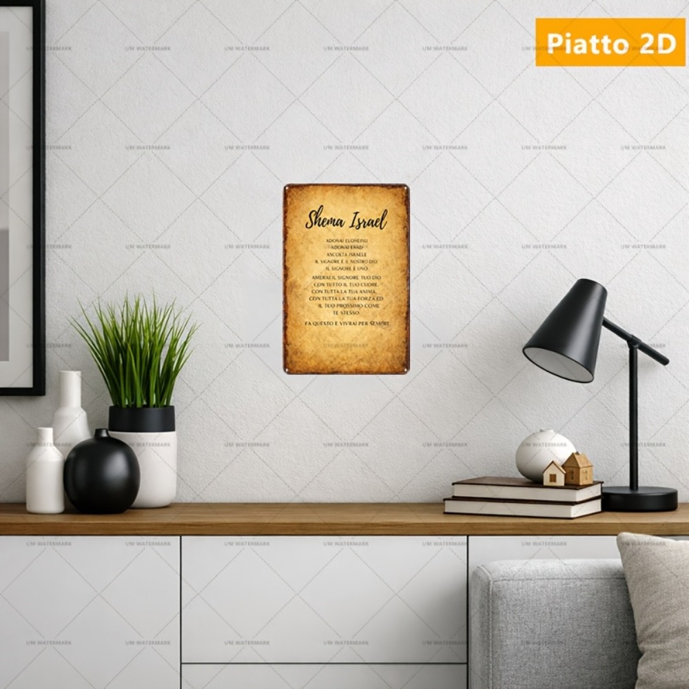 Art & Craft Paper For Kids - CIFBUY Hebrew Scripture Aluminum Wall Art