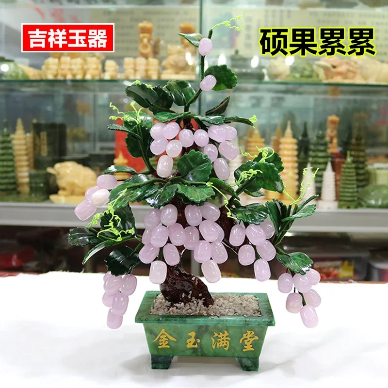 Stone ornament grape tree Zhao - Art Craft Christmas Tree ulasan dan harga