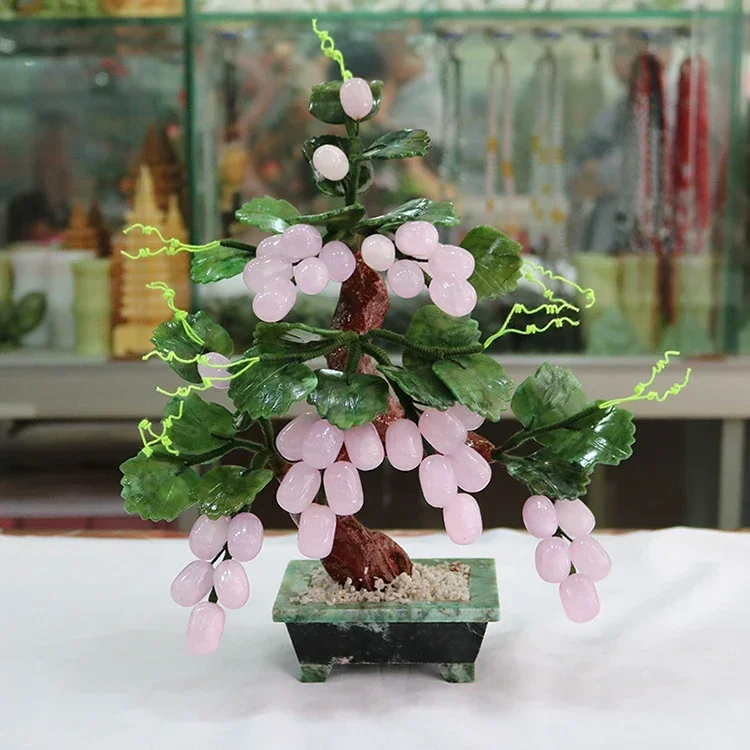 Stone ornament grape tree Zhao - Art Craft Christmas Tree ulasan dan harga