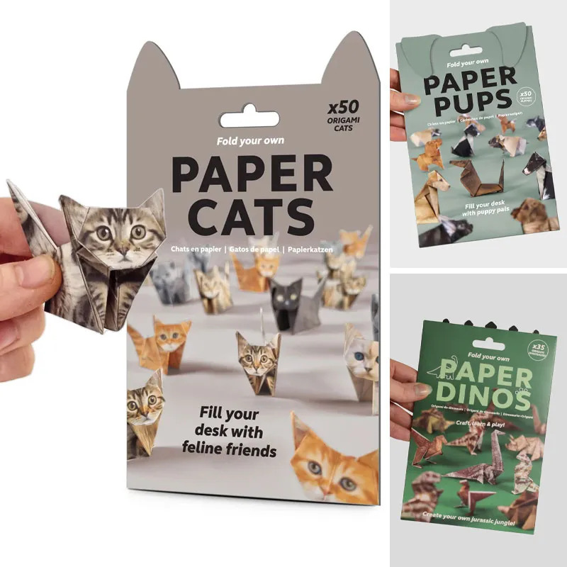 Creative DIY Paper Cats 50 She - Art Craft Dinosaur ulasan dan harga