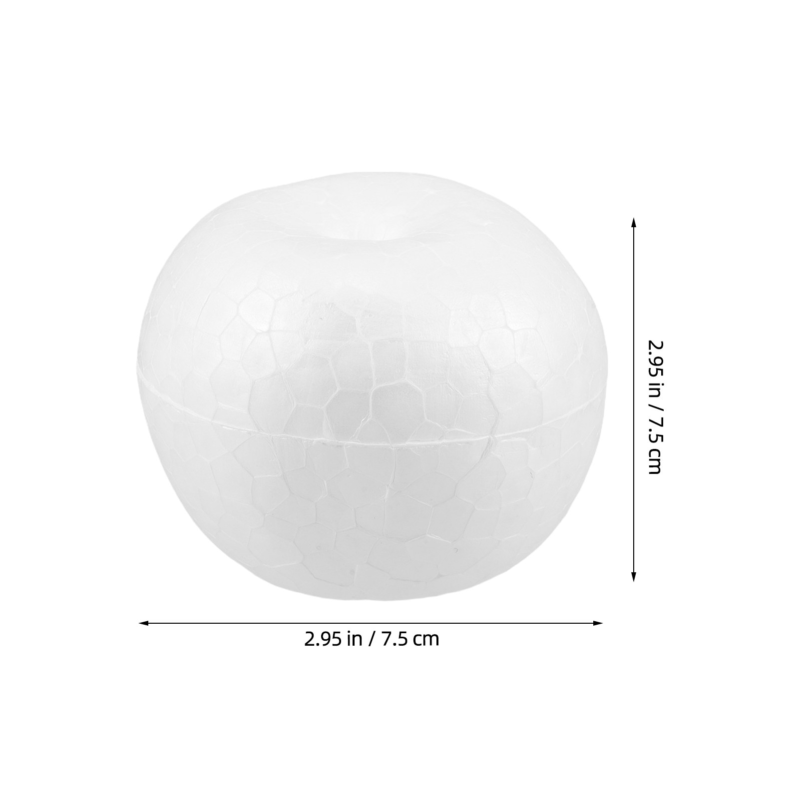 20pcs White Foam Fruit 7.5Cm S - Art Craft Christmas Tree ulasan dan harga
