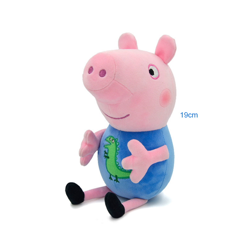 Genuine 19cm Peppa Pig Plush T - Art Craft Dinosaur ulasan dan harga