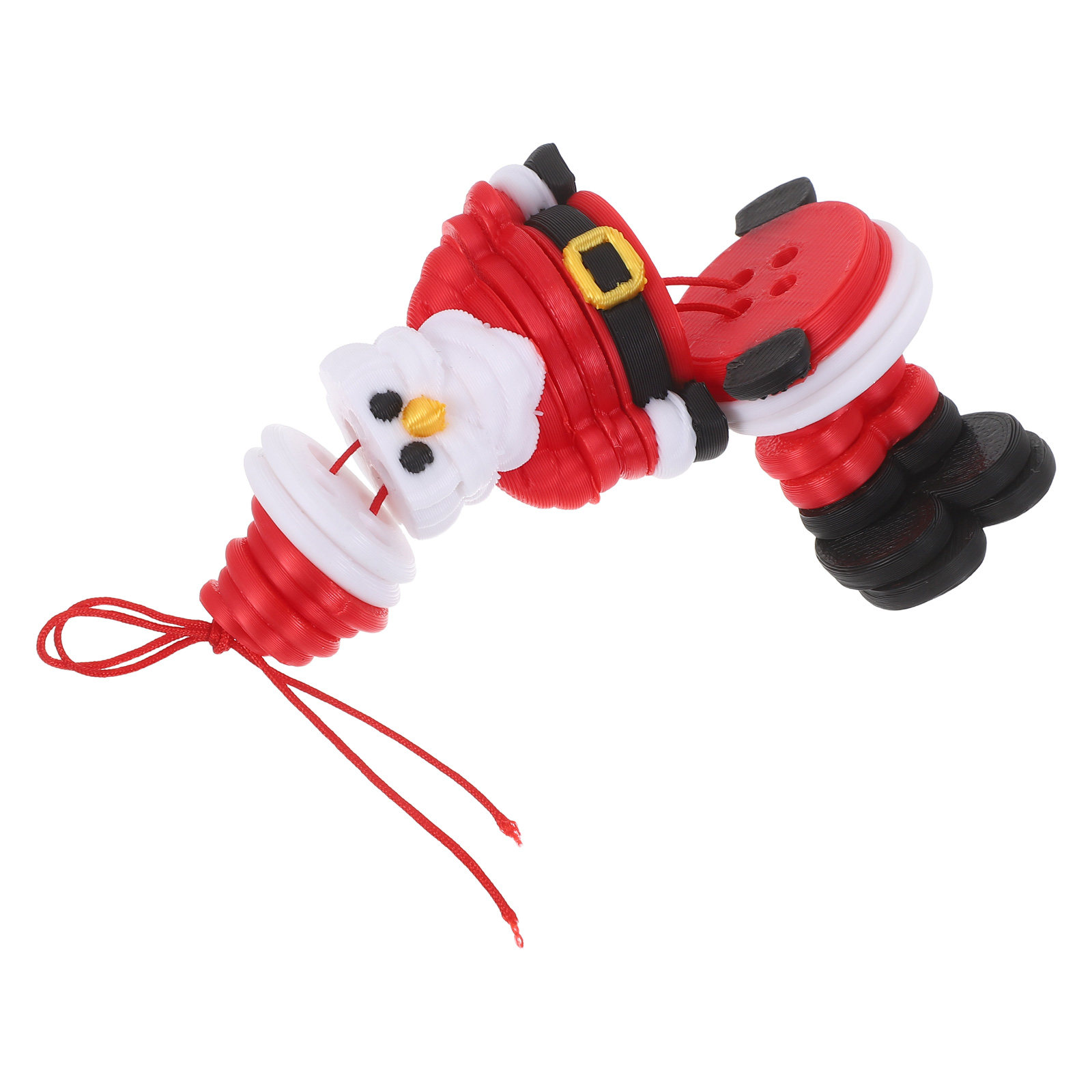 1Set Button Art Santa Ornament - Art Craft Christmas Tree ulasan dan harga