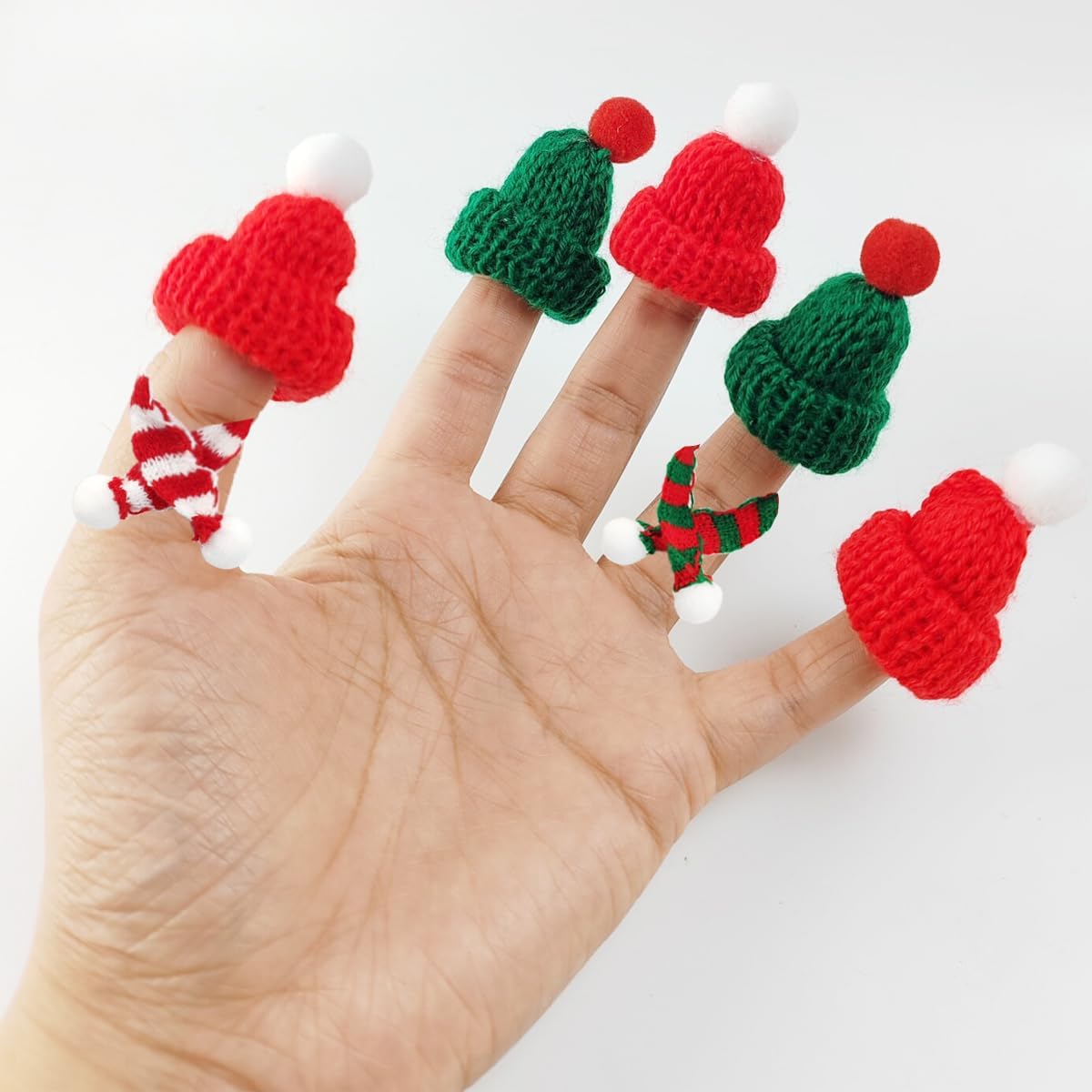 32PCS Mini Knit Hat Mini Chris - Art Craft Christmas Tree ulasan dan harga