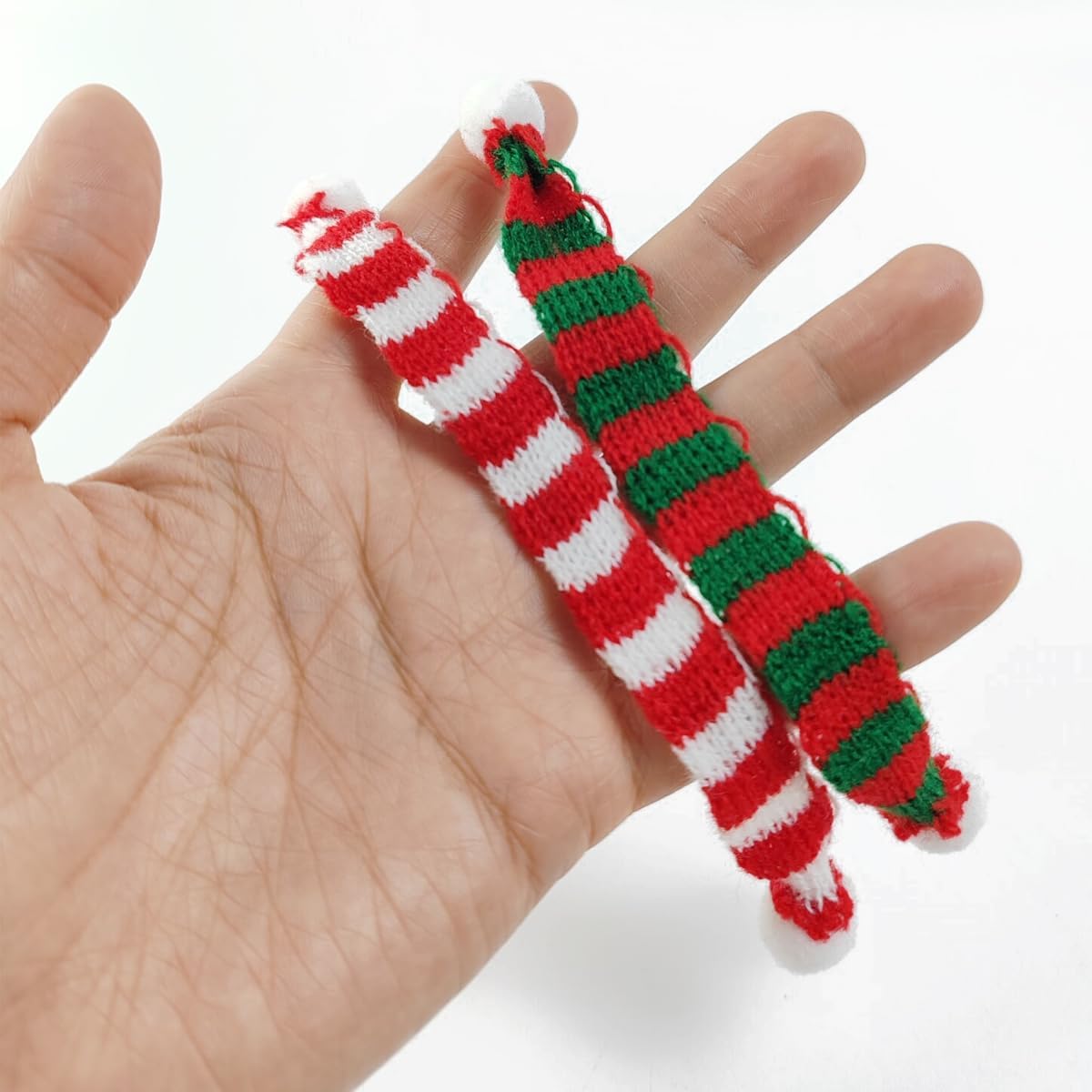 32PCS Mini Knit Hat Mini Chris - Art Craft Christmas Tree ulasan dan harga
