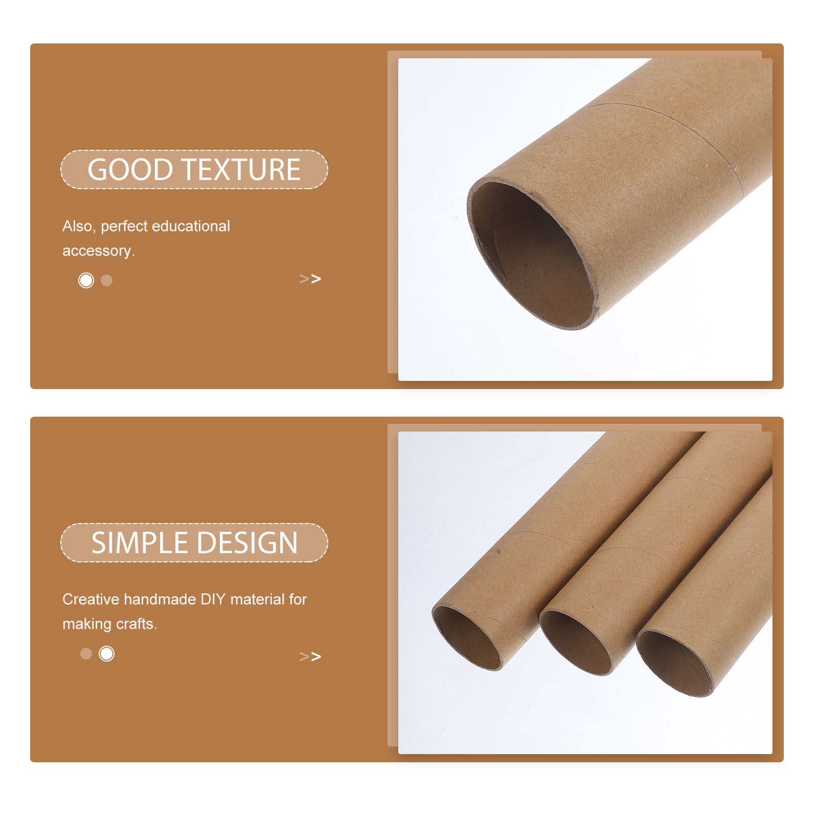 3Pcs Paper Tube DIY Craft Roll - Art Craft For Kindergarten ulasan dan harga