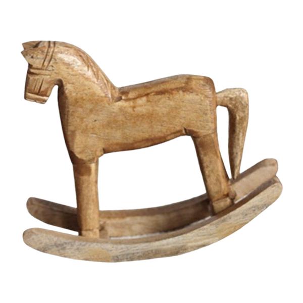 Wooden Horse Statue Decorative - Art Craft Horse ulasan dan harga