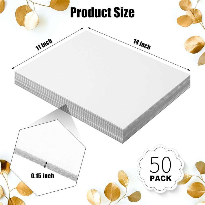 AEE2-50 Pack Foam Boards 1/8 I - Art Craft Board ulasan dan harga