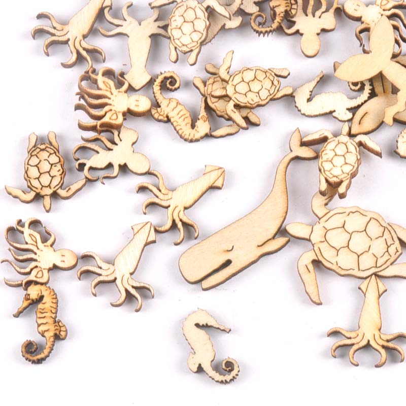 20Pcs 25-40mm Sea Turtle/horse - Art Craft Horse ulasan dan harga