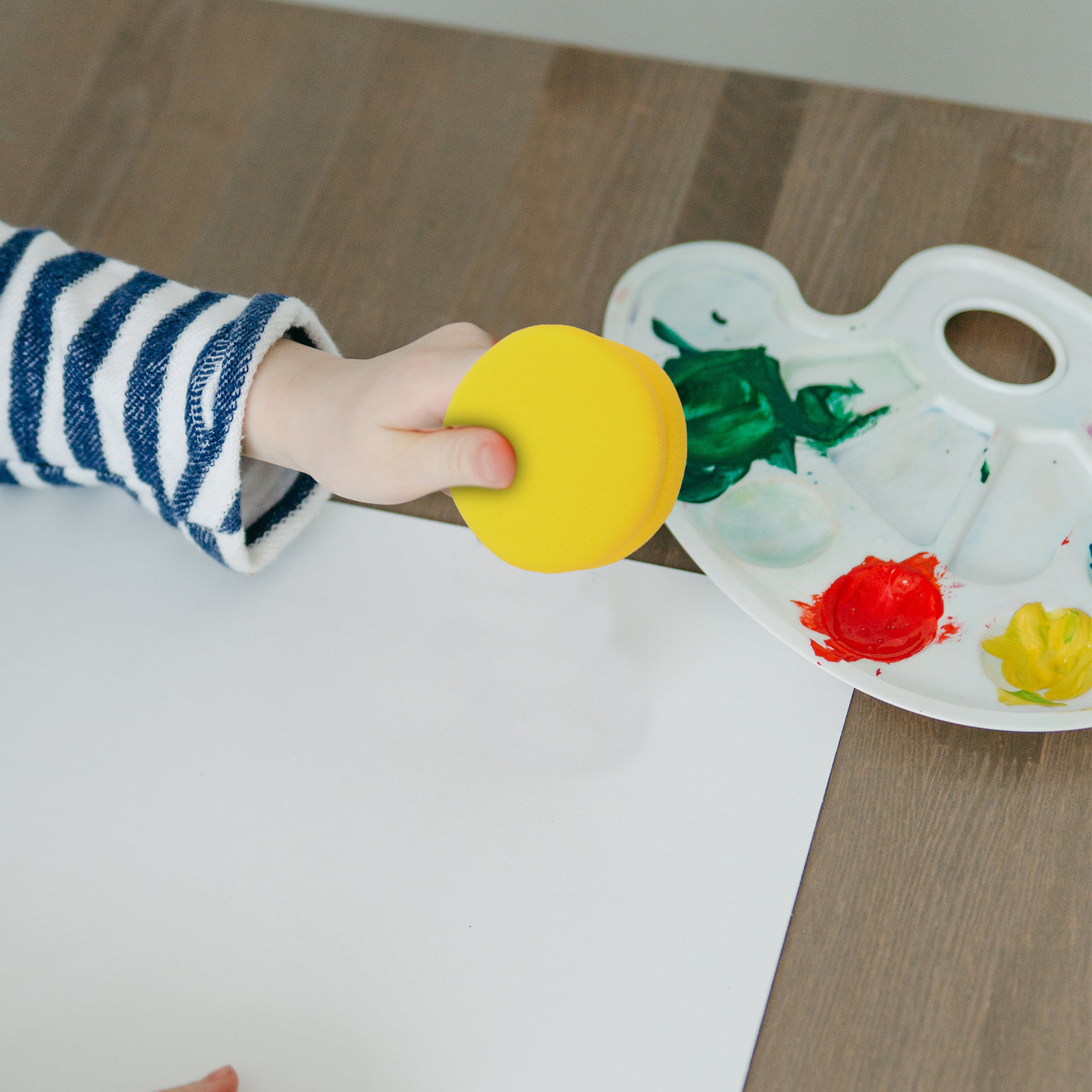 2Pcs Children Painting Sponge  - Art Craft For Kindergarten ulasan dan harga