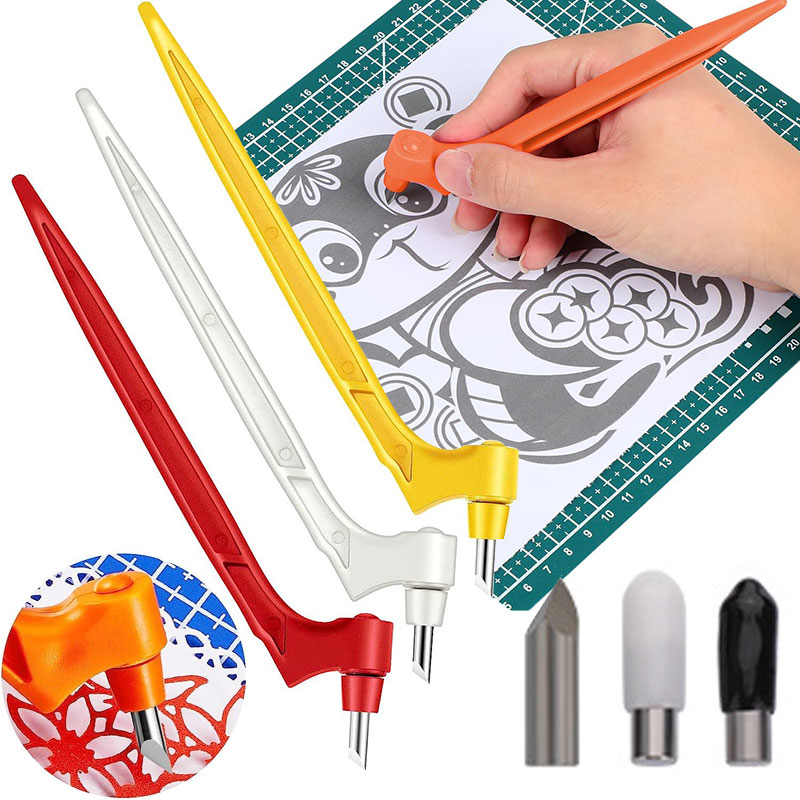360˚ Rotating Paper Art Cuttin - Art Craft Knife ulasan dan harga