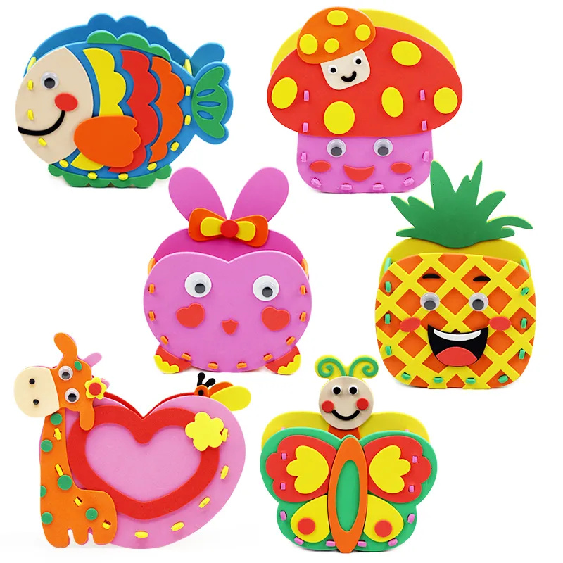 2pcs DIY Cartoon Pen Container - Art Craft For Kindergarten ulasan dan harga