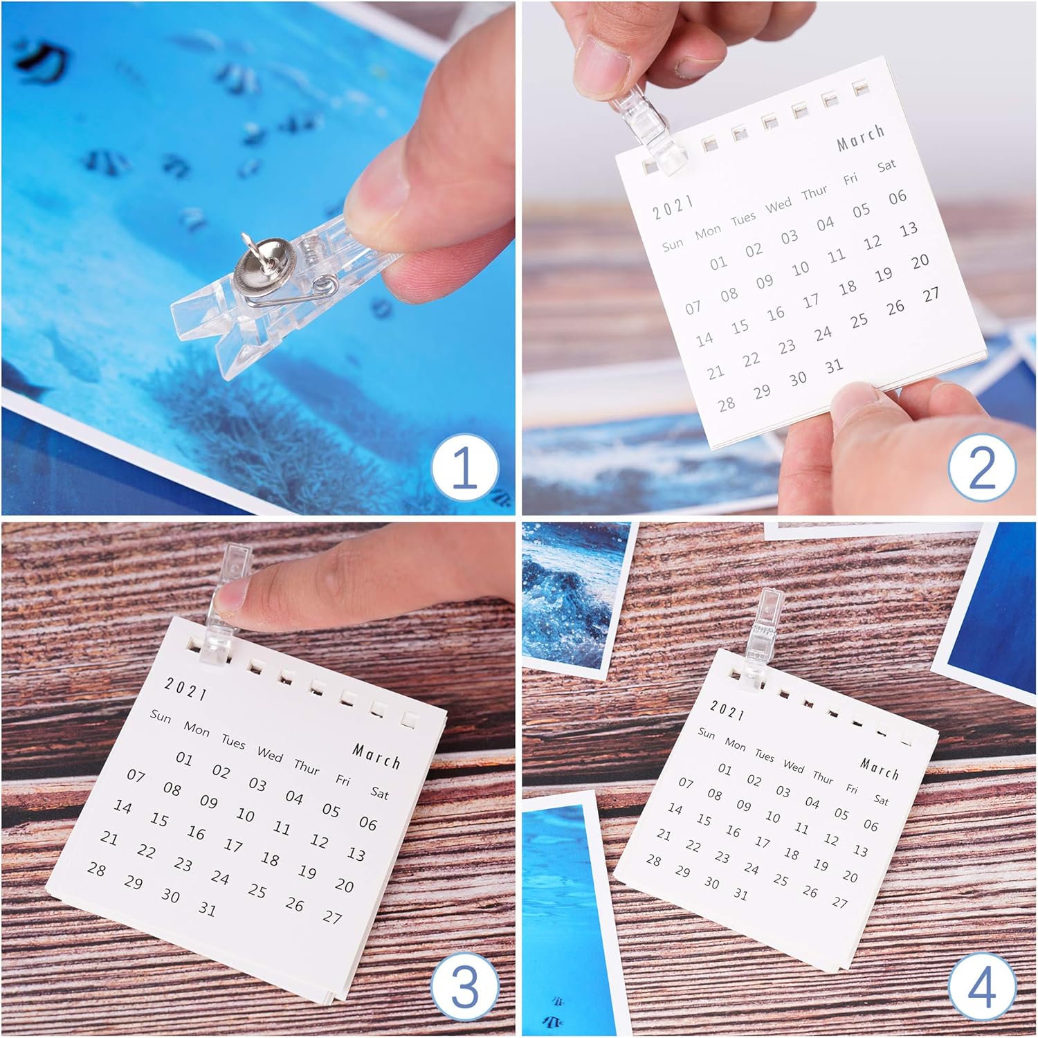 60Pcs Clear Decorative Push Pi - Art Craft Board ulasan dan harga