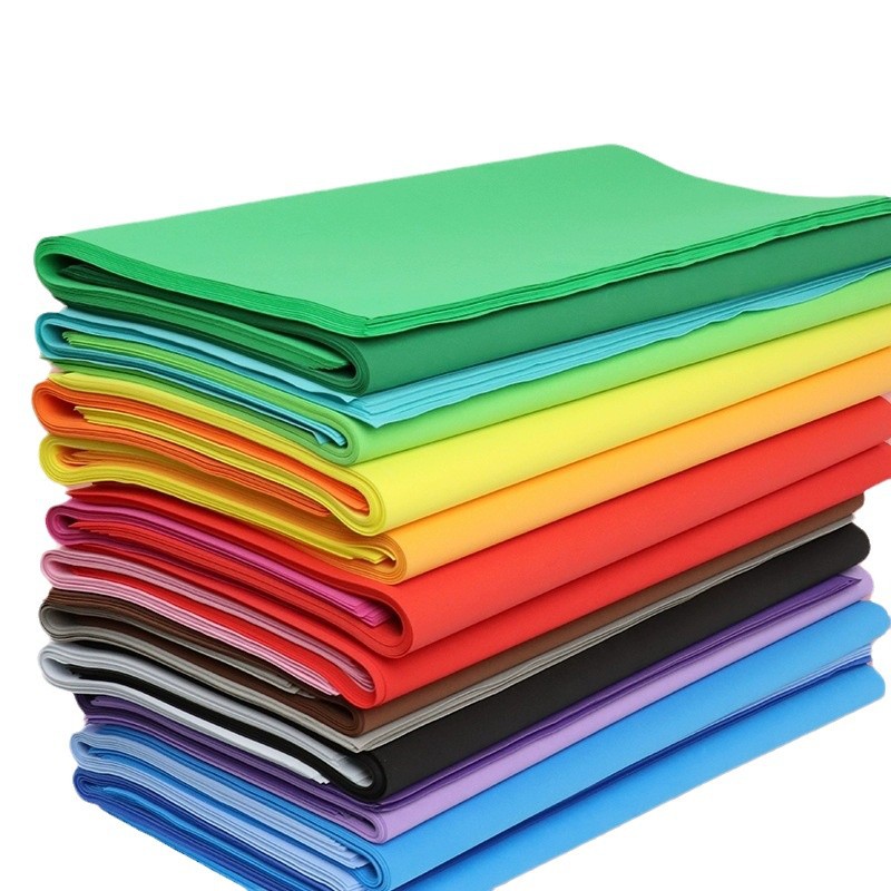 10 Sheets 50x90cm Colored Spon - Art Craft For Kindergarten ulasan dan harga
