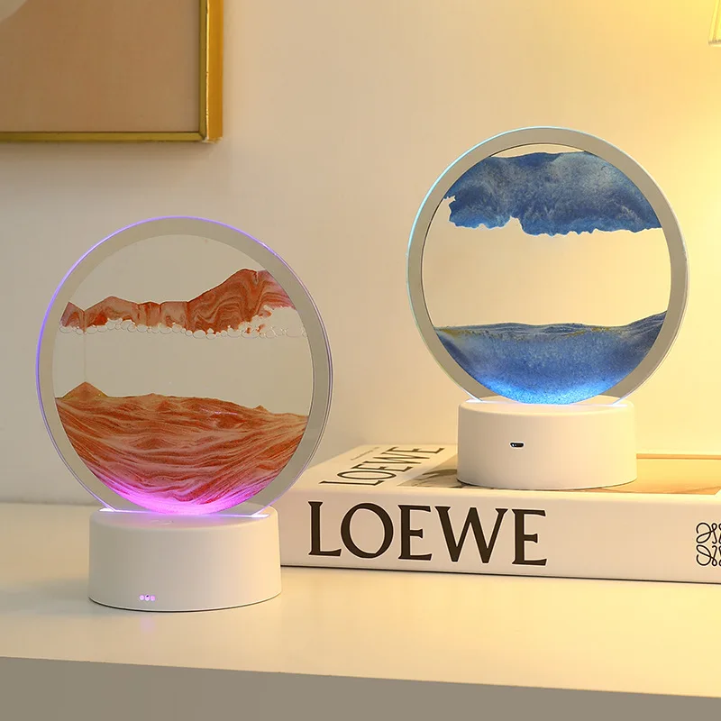 LED 16 Colors 3D Sandscape Lam - Art Craft Movement ulasan dan harga
