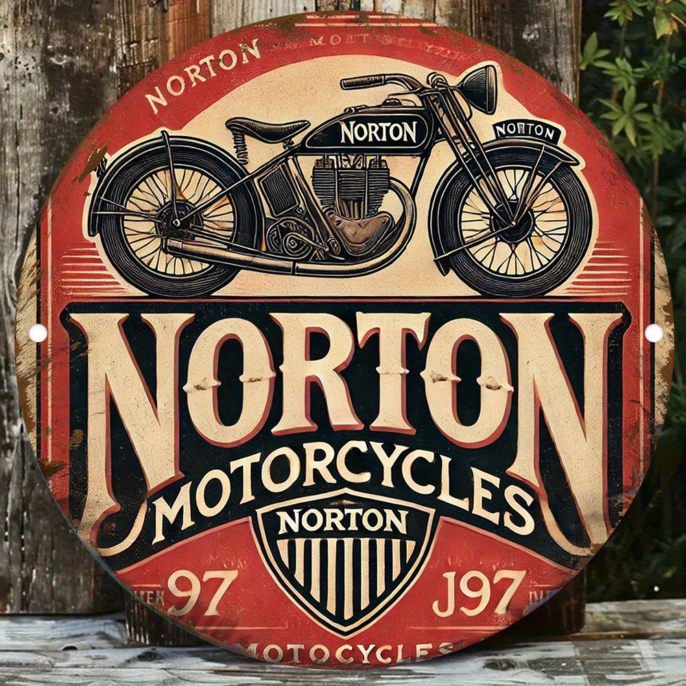 2D flat 1pc retro NORTON Motor - Art Craft Movement ulasan dan harga