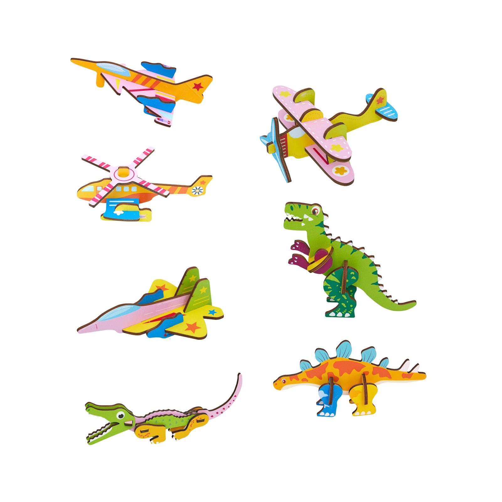3D Cartoon Wooden Insert Puzzl - Art Craft For Kindergarten ulasan dan harga