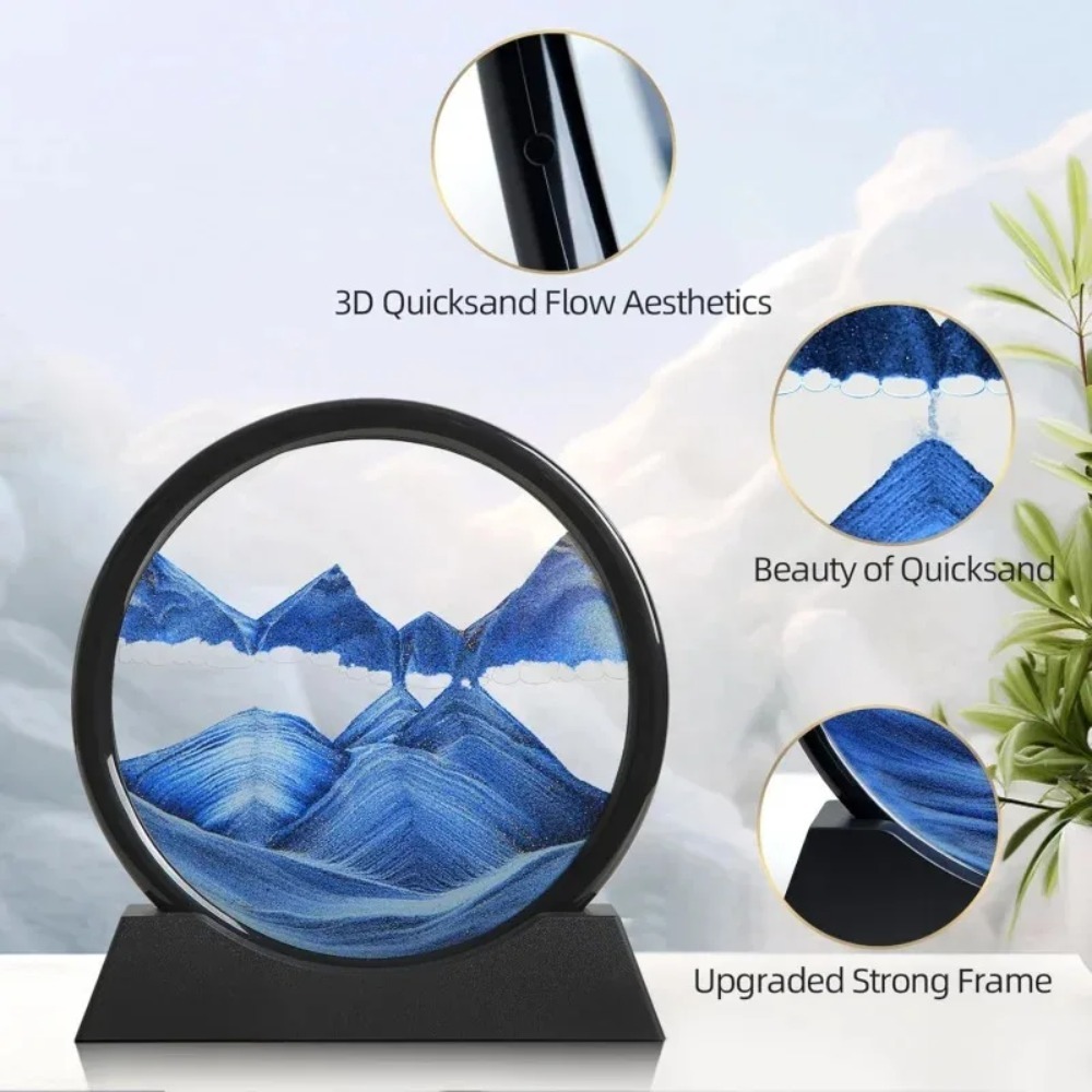 2028 3D Hourglass Quicksand Mo - Art Craft Movement ulasan dan harga