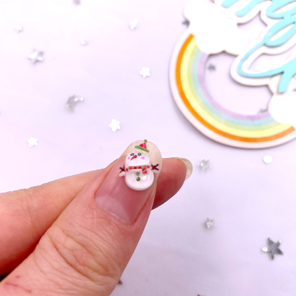 50pcs Resin Mini Colorful Chri - Art Craft Christmas Tree ulasan dan harga