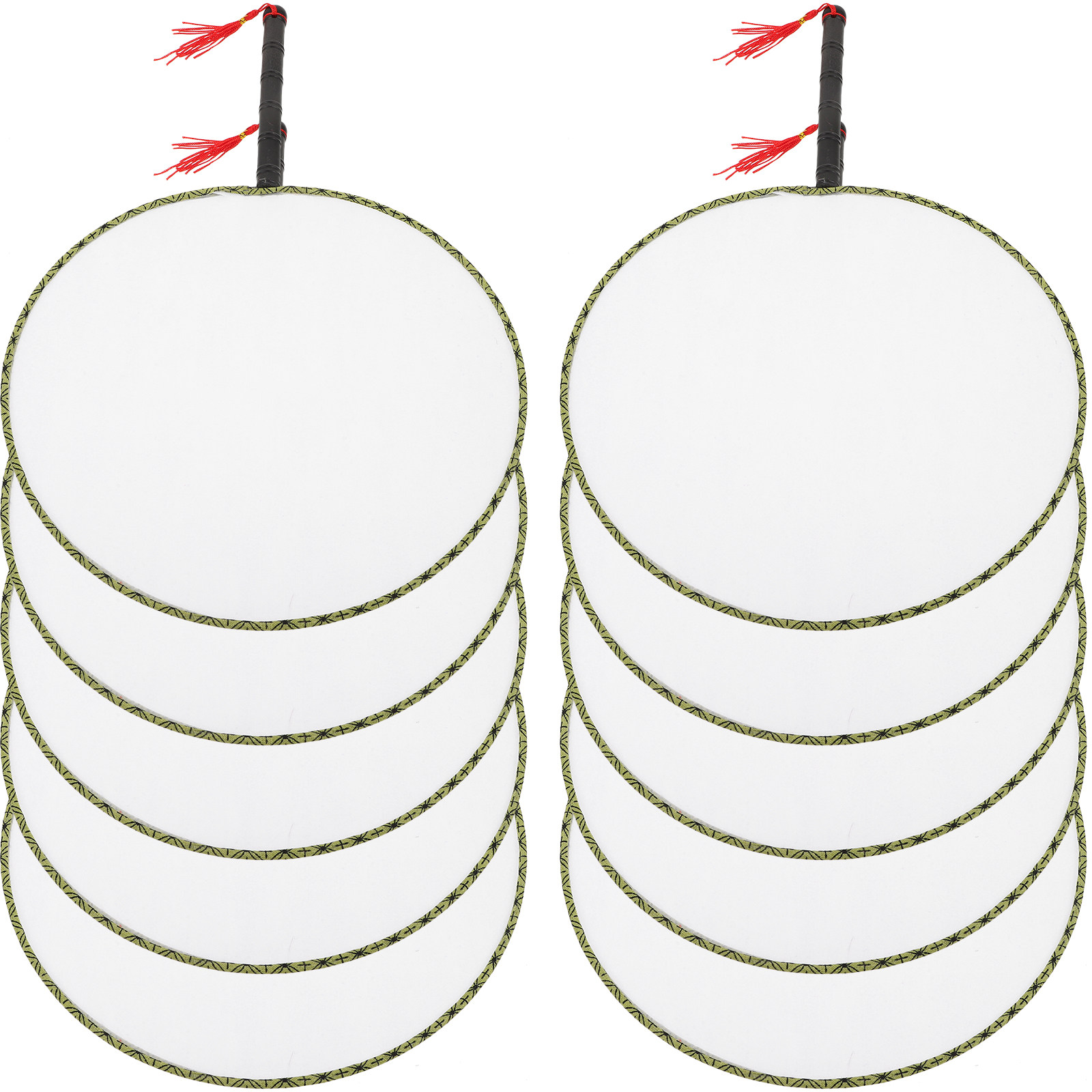 10Pcs Blank Fan for Painting a - Art Craft For Kindergarten ulasan dan harga