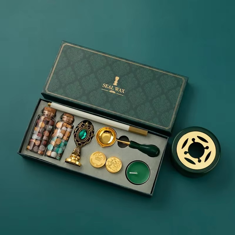 Wax Seal Stamp Set Vintage Kit - Batik Wax Kit ulasan dan harga