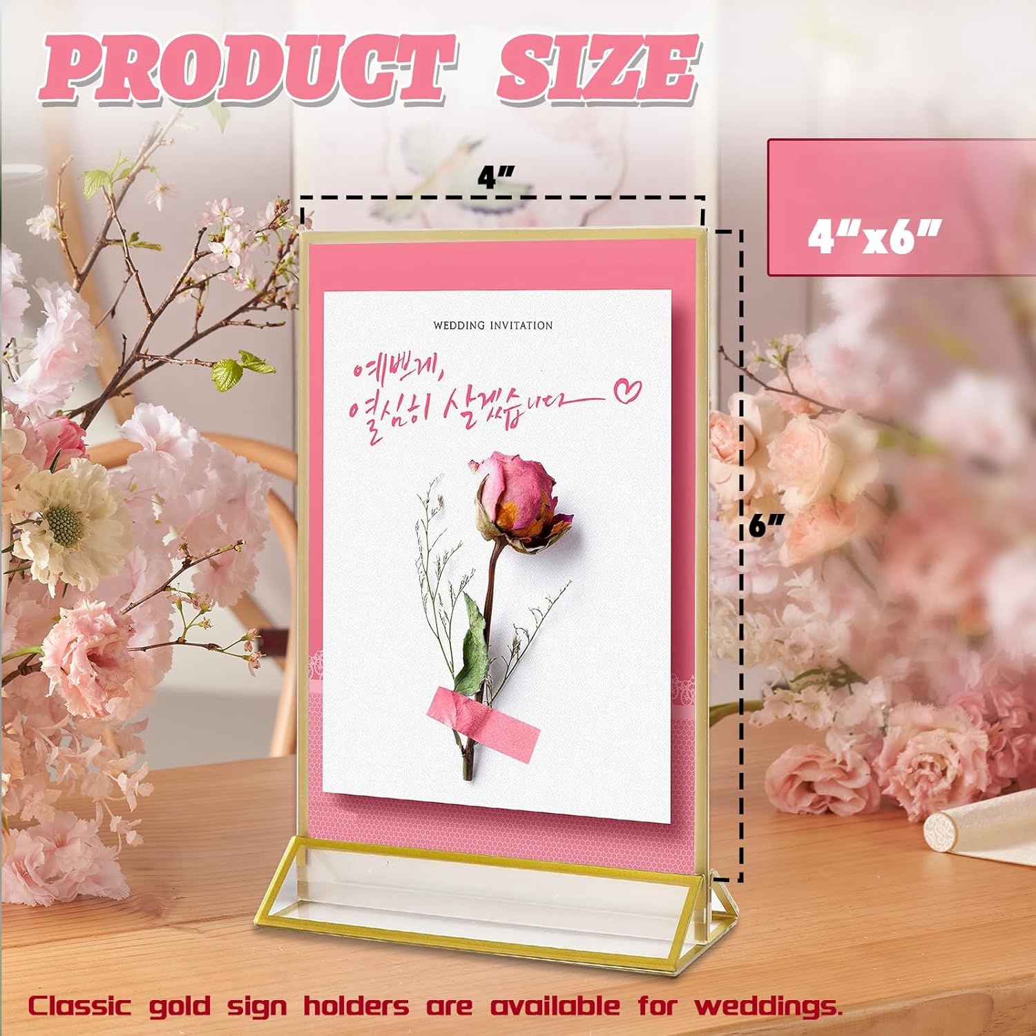 4x6inch Acrylic Sign Holder Wi - Art Craft Movement ulasan dan harga