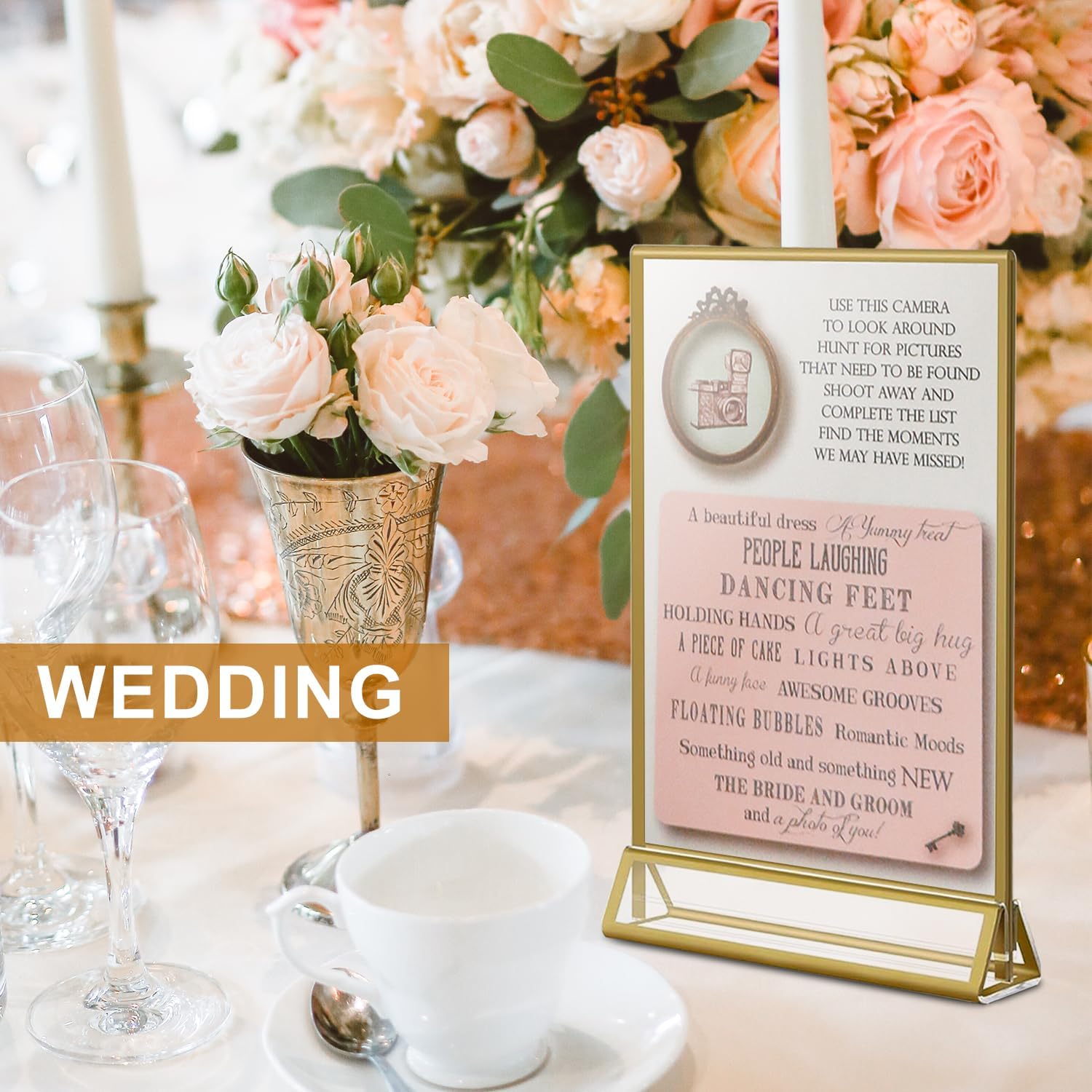 4x6inch Acrylic Sign Holder Wi - Art Craft Movement ulasan dan harga