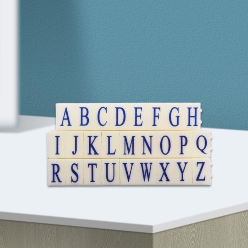 97BA 26Pcs Large Letter Stamp  - Art Craft Description ulasan dan harga