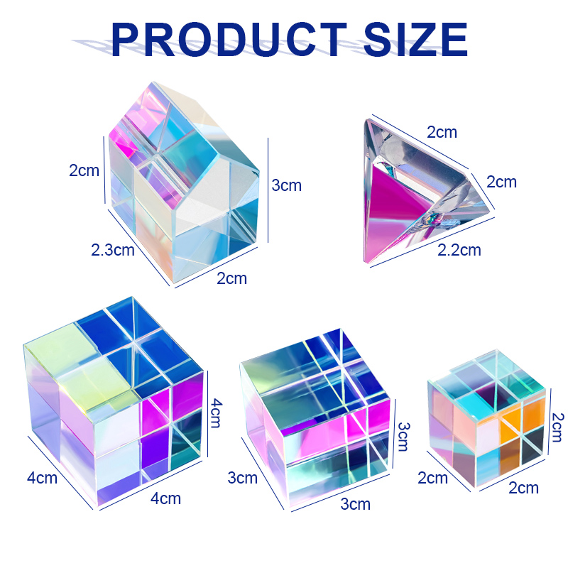 Mini K9 Crystal Cube Beads Opt - Art Craft Optical ulasan dan harga