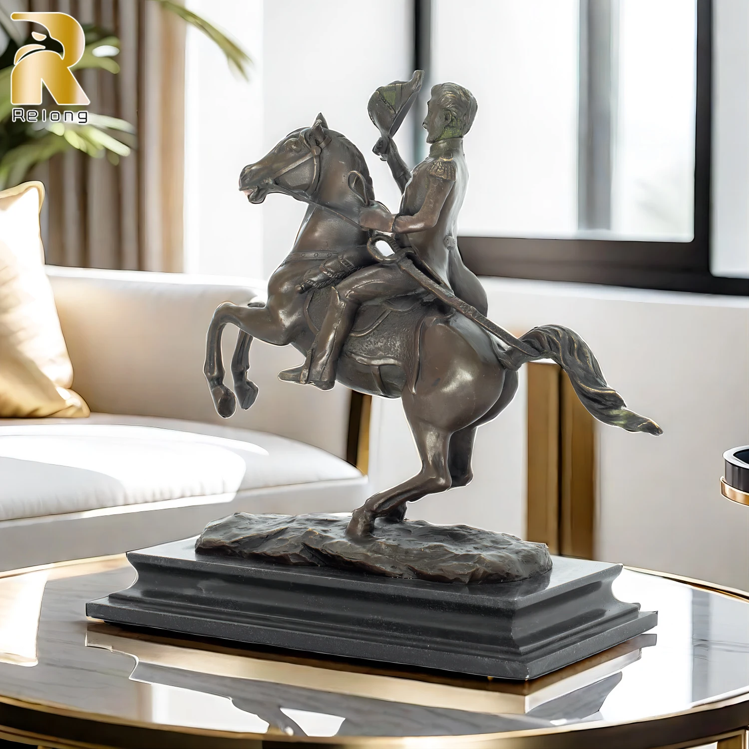 Bronze Ridding Horse Sculpture - Art Craft Horse ulasan dan harga