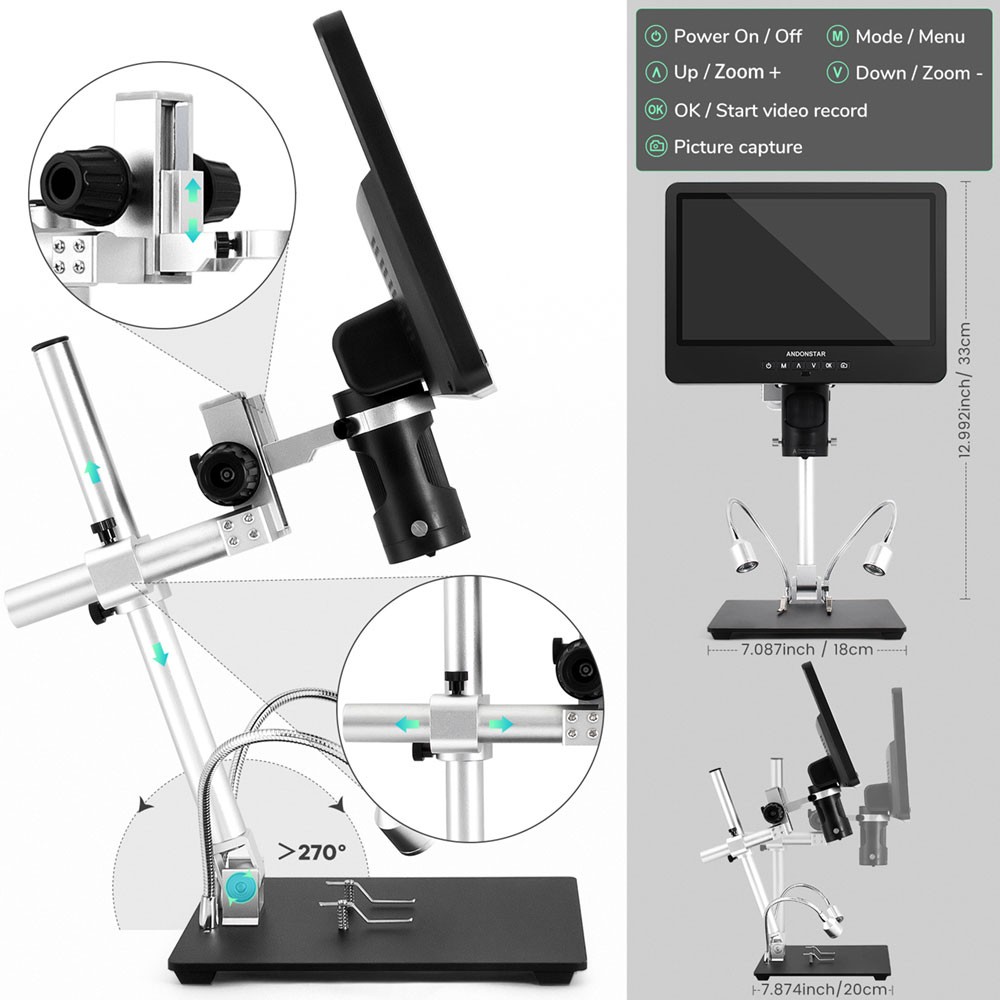 Maxgeek Andonstar AD249SM 10-i - Art Craft Video ulasan dan harga