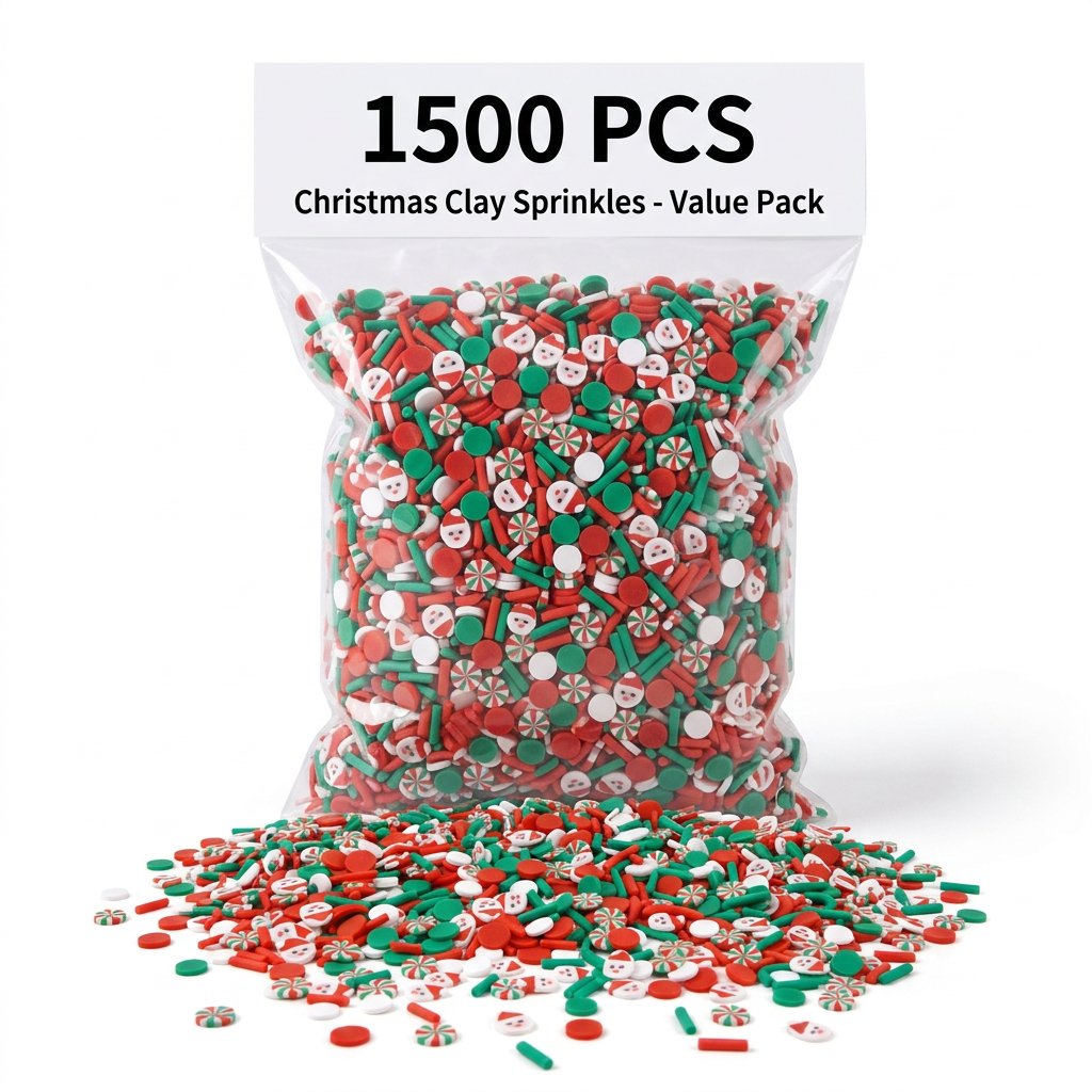 1500pcs Christmas Clay Sprinkl - Art Craft Halloween ulasan dan harga
