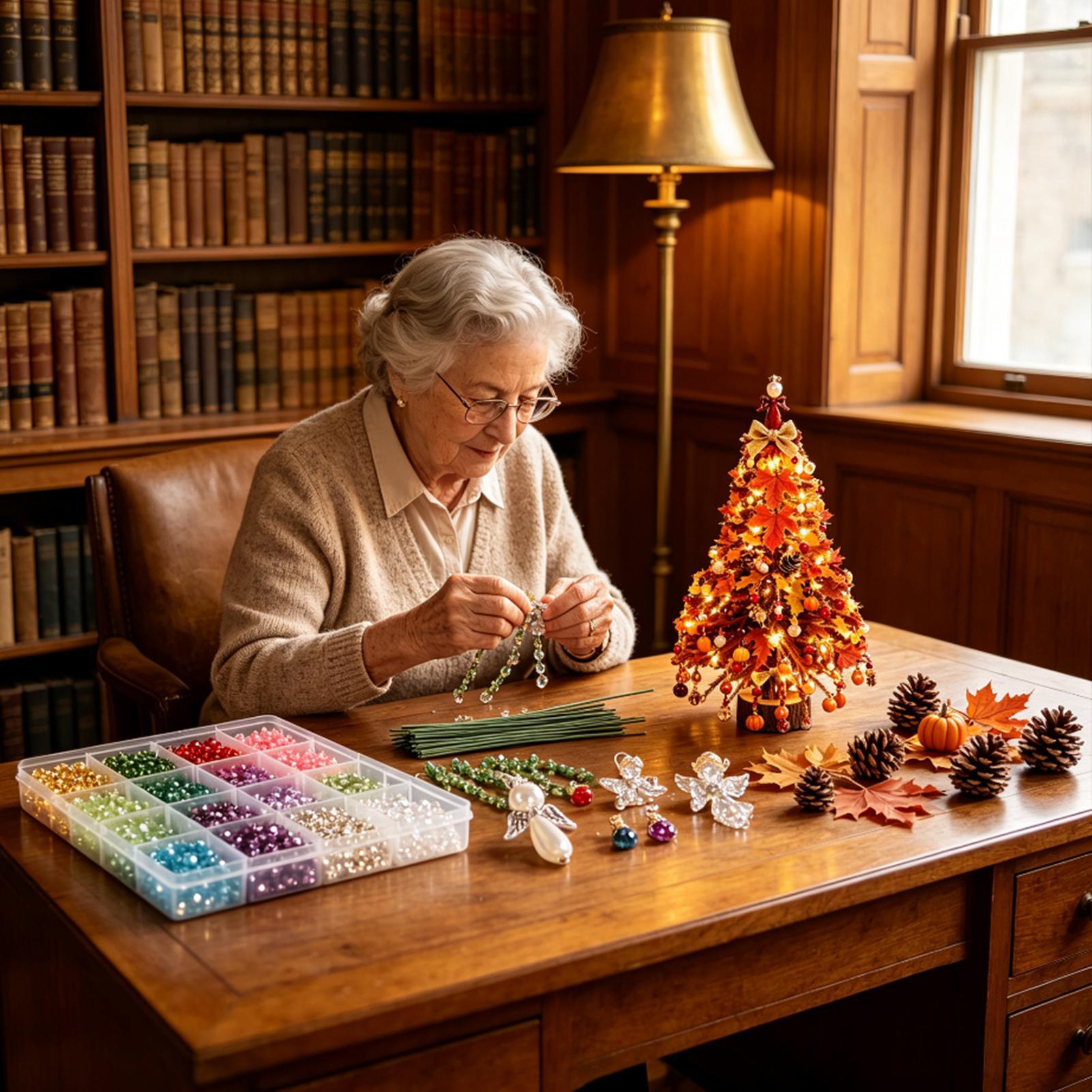Christmas Tree Beading Art Win - Art Craft Christmas Tree ulasan dan harga