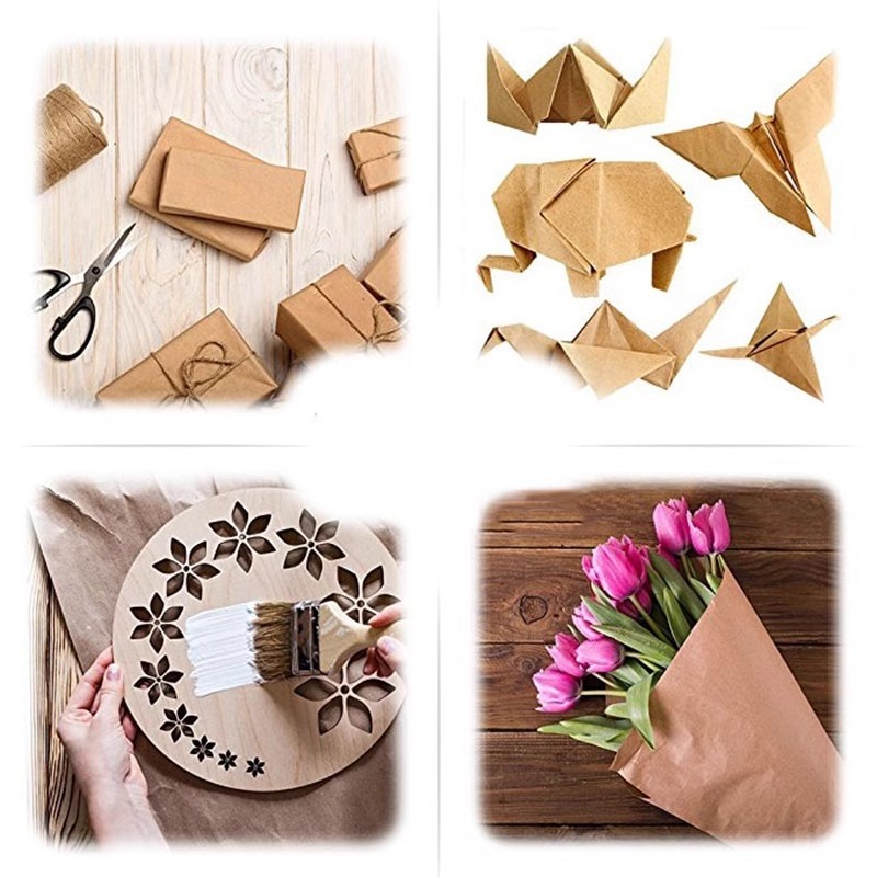 Brown Kraft Paper Ideal For Gi - Art Craft Movement ulasan dan harga