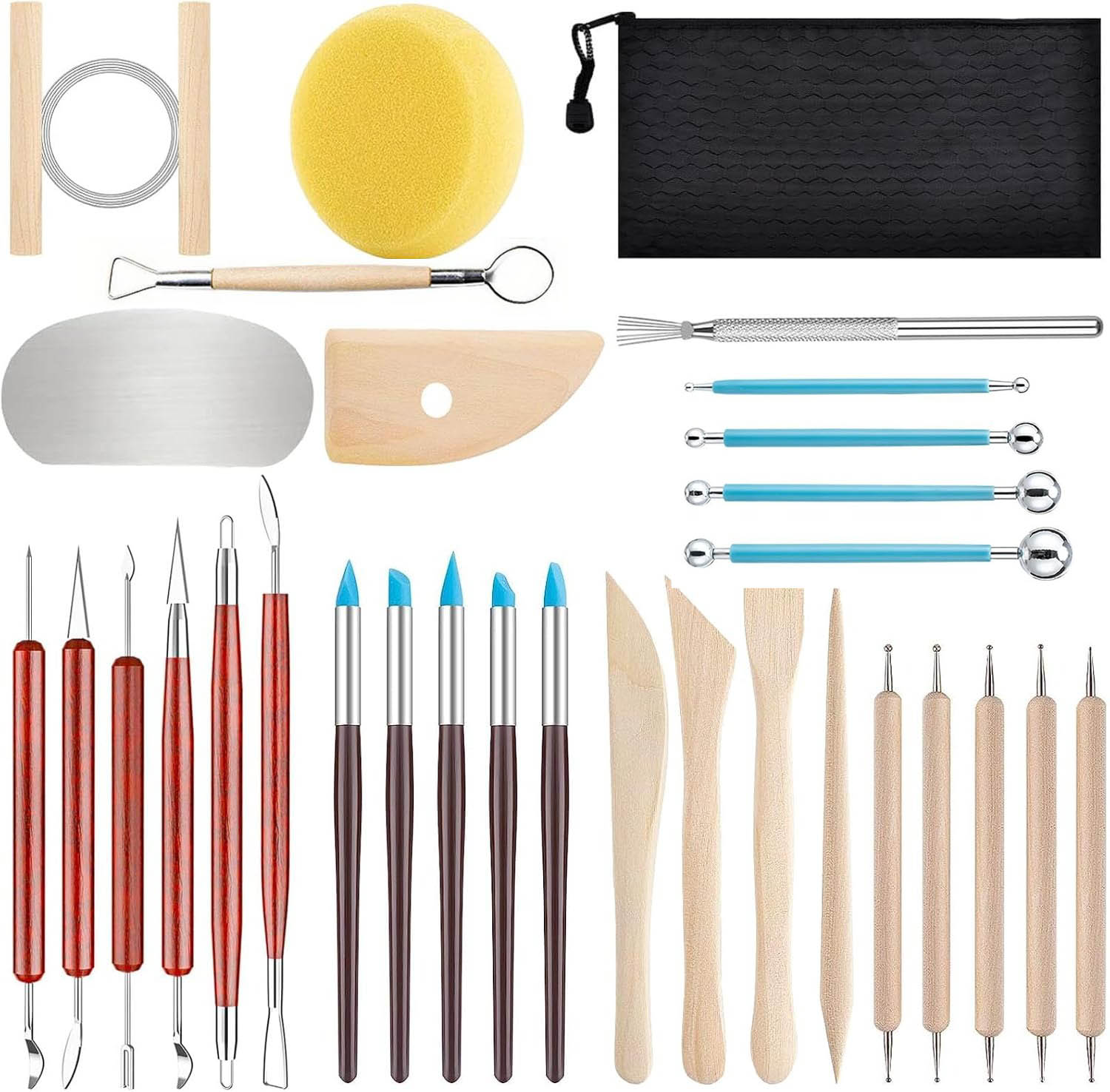 31Pcs/set Art Ceramics Making  - Art Craft Knife ulasan dan harga