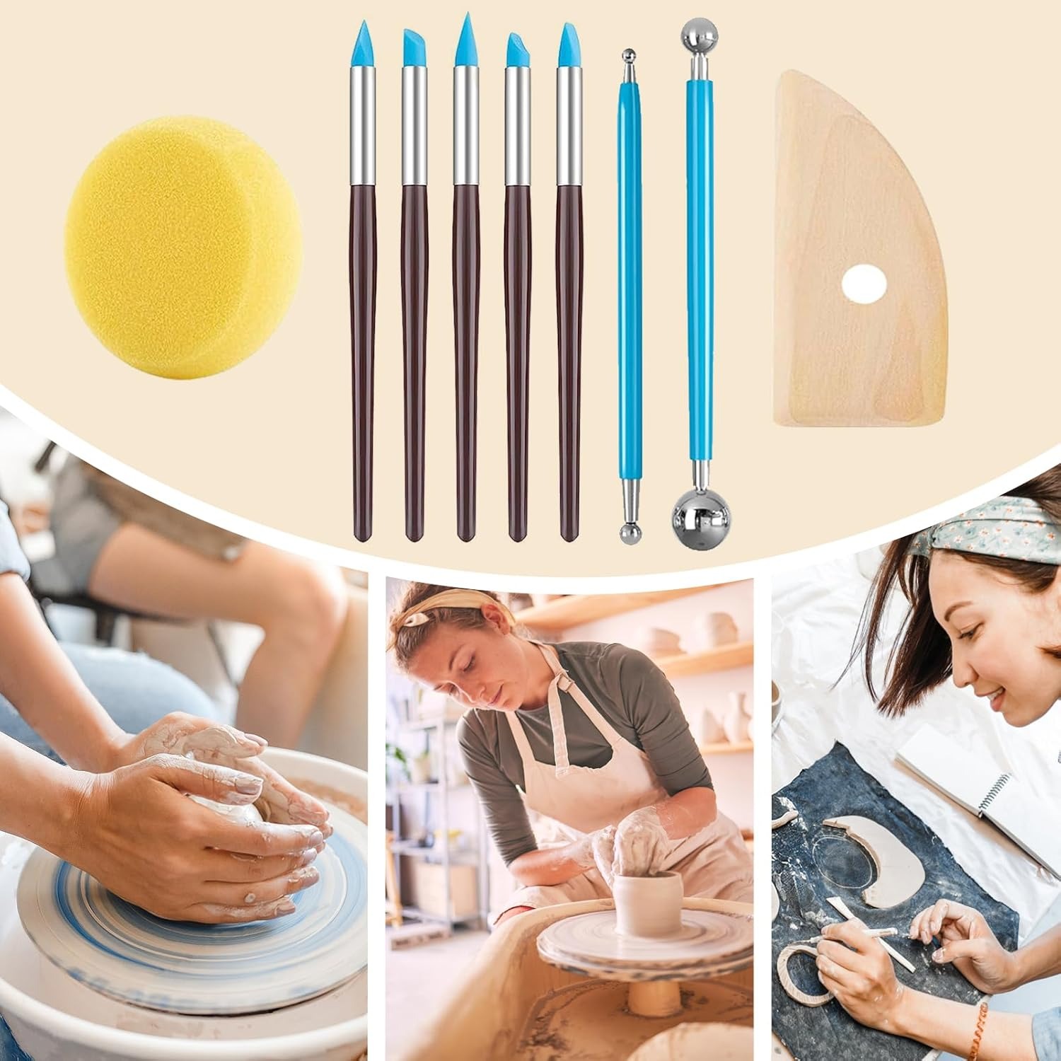 31Pcs/set Art Ceramics Making  - Art Craft Knife ulasan dan harga