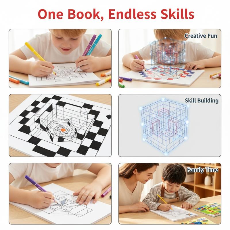 3D Magic Stereoscopic Art Craf - Art Craft For Kindergarten ulasan dan harga