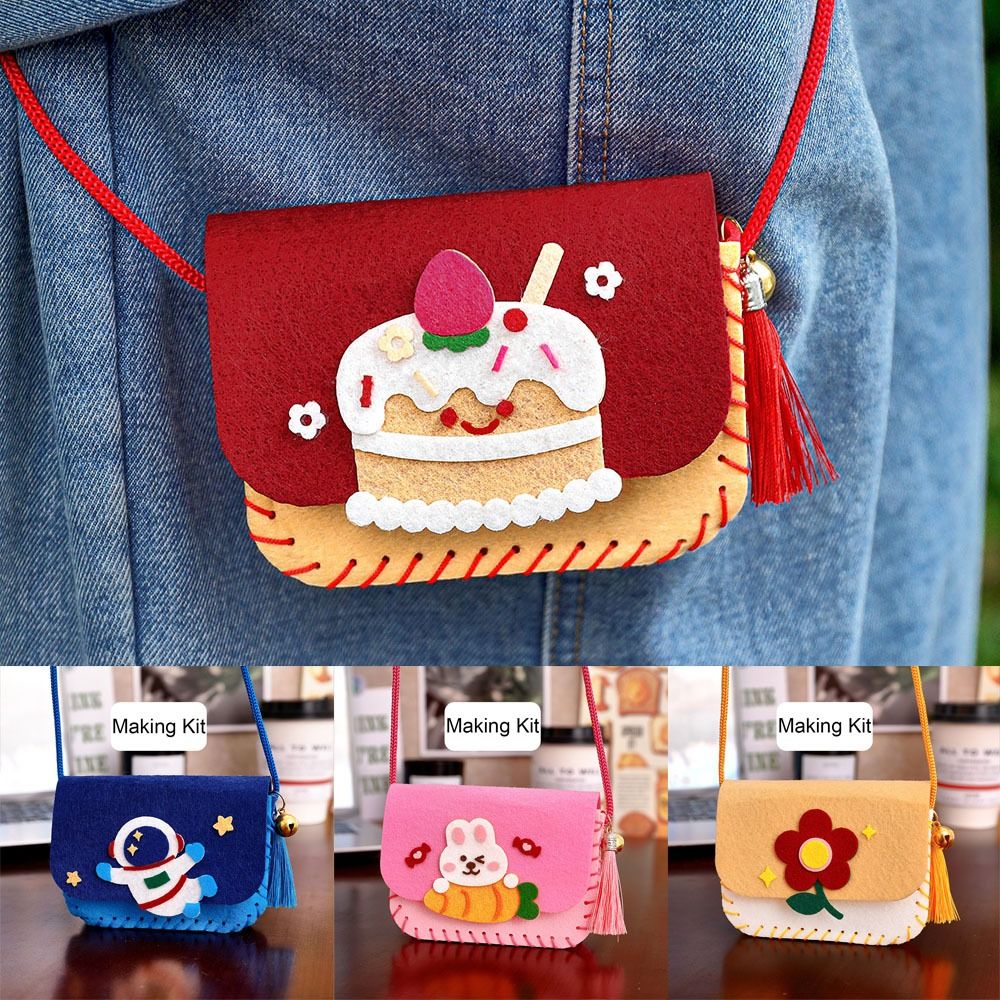 Cute Felt Felt Bag Making Kit  - Art Craft For Kindergarten ulasan dan harga