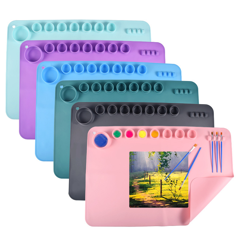 60X40cm Silicone Painting Mat  - Art Craft Board ulasan dan harga