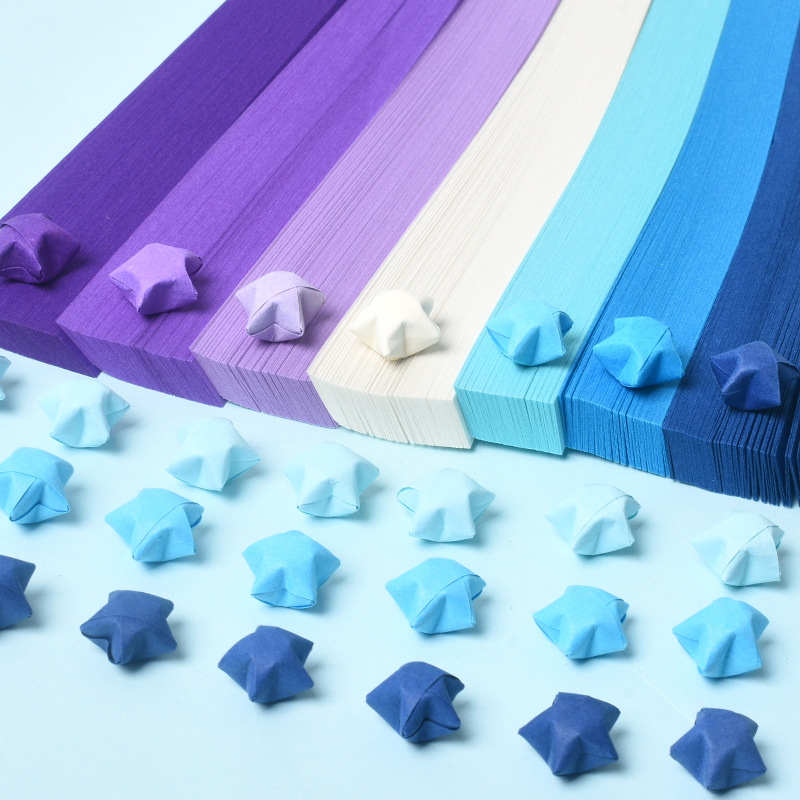 540 Sheets Star Origami Paper  - Art Craft Halloween ulasan dan harga
