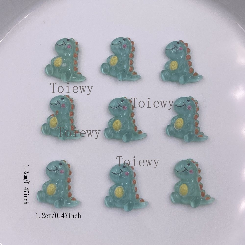 50pcs Mixed Resin Colorful Gli - Art Craft Dinosaur ulasan dan harga
