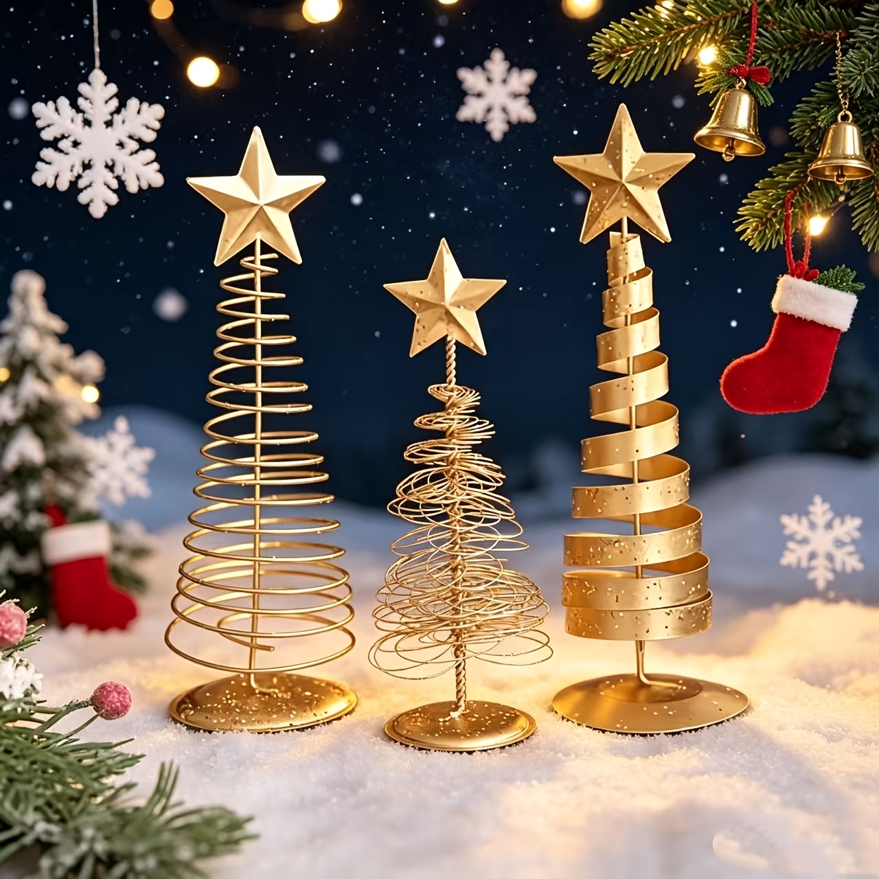 3pcs Christmas Trees Artificia - Art Craft Christmas Tree ulasan dan harga
